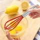 thumbnail image 3 of Batido de huevos manual, batidora de mano de acero inoxidable para crema batida, salsas, rebozado - Herramienta para batir de cocina apta para lavavajillas con mango de silicona, 5,3 x 20,5 cm, 3 of 4