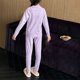 thumbnail image 5 of Conjuntos de blusas y camisas de cuello redondo y manga larga para niños, ropa de dormir de cuello redondo, conjunto de manga larga lisa, pantalones largos, ropa de hogar gruesa, prendas de poliéster, 5 of 6