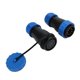 thumbnail image 3 of Conector de enchufe impermeable 380V 45A, conector de alimentación de aviación macho hembra sin soldadura, 9 pines, tamaño de contacto 1,8x9mm, 3 of 5