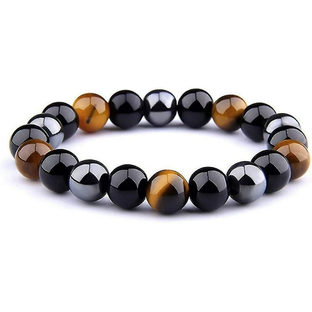 Ctmw Triple Blet, Apporte Chance et Prospérité, Blet en Obsidienne, Obsidienne - He