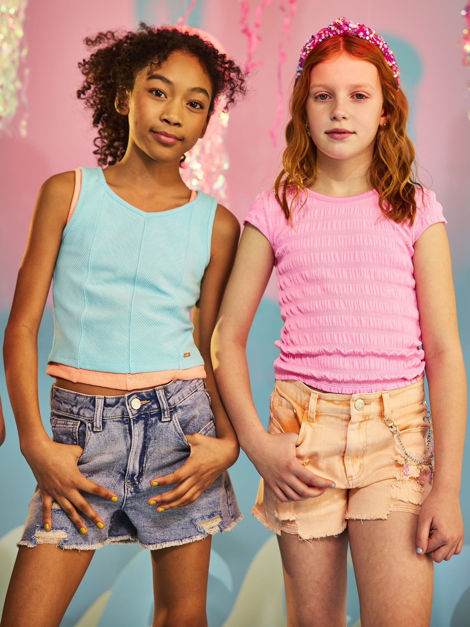 Justice Girls Rib Tank, Sizes XS - XLP