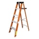 thumbnail image 1 of Escalera Tijera De Fibra De Vidrio Tipo II 175Kg 5 Escalones naranja 1.8 metros, 1 of 3