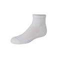thumbnail image 3 of Hanes Girls Ankle Socks, 10 Pairs, Cushioned Quarter Socks, Stretch, White, 3 of 5