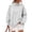 A1_Grey, variant on Women Cowl Neck Oversized Sweatshirt Drop Shoulder Puff Long Sleeve Loose Fit Pullover Top Soft Warmy Fall Winter Fleece Knit Casual Loungewear Sweatshirt Basic Pullover Sweatshirts Black L