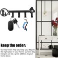 thumbnail image 3 of "TZGSONP Farmhouse Wall Mounted Key Holder with 4 Hooks, Decorative Rack for Entryway, Office, 10"" x 3.7""", 3 of 8