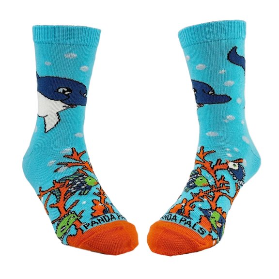 Dolphins in the Ocean Socks from the Sock Panda (Ages 3-7) Size: Small (Age 3-5)