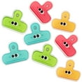 thumbnail image 1 of SHISUYAN Creative Plastic Paper Clips for Home Use Assorted Color Strong Hold without Slipping 8pcs, 1 of 7