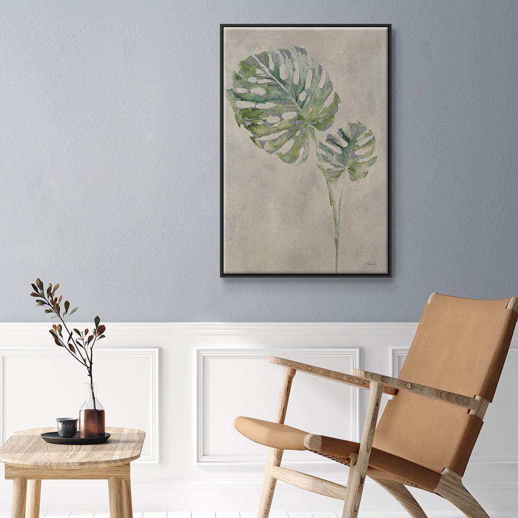 Fresh Unfolds III Framed Premium Gallery Wrapped Canvas - Ready to Hang - 17 x 25 - Black Floating Frame