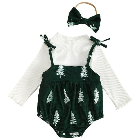 NIEWTR Boys Girls Christmas Pajamas Sets Christmas Pjs Holiday Sleepwear Children Clothes Christmas Pajamas Sets (3-6 Months,Green)