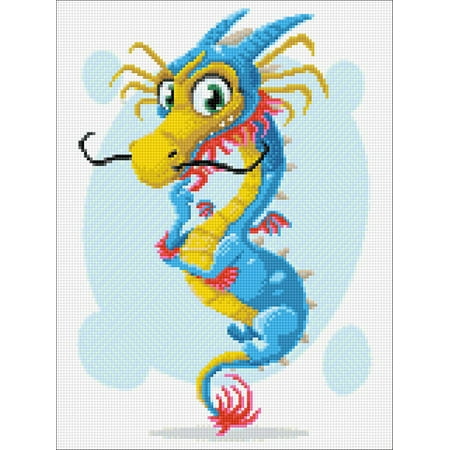 UPC: 4630103941861 | Diamond Painting Kit Wise Dragon Crafting Spark 10.6 x 14.9 in CS2535 Diamond Art
