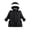 Black Coat, variant on Girls Mid Long Puffer Coat Hooded Parka Thickened Zipper Down Jackets Kids Long Sleeve Detachable Gloves Quilted Outerwear Winter Outdoor Warm Jacket 1-10Years ,Black ,1-2 Years
