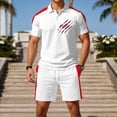 thumbnail image 1 of WILLBEST Pantalones Cortos Casuales de Pana para Hombre, Pantalones Cortos Casuales Ajustados, Cómodos Pantalones de Verano con Etiqueta de Cuero para Uso Diario, 1 of 5