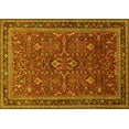 thumbnail image 1 of Ahgly Company Indoor Rectangle Persian Yellow Traditional Area Rugs, 2' x 4', 1 of 4