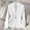 White, variant on Ahabrexf Ladies Long Sleeve Lapel Solid Color Temperament Casual Suit Jacket