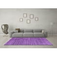 thumbnail image 3 of Ahgly Company Indoor Rectangle Abstract Purple Modern Area Rugs, 5' x 7', 3 of 4