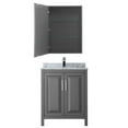 thumbnail image 2 of Wyndham Collection WCV252530SDECMUNSMED Daria 30" Free Standing Single Vanity Set - Dark, 2 of 7