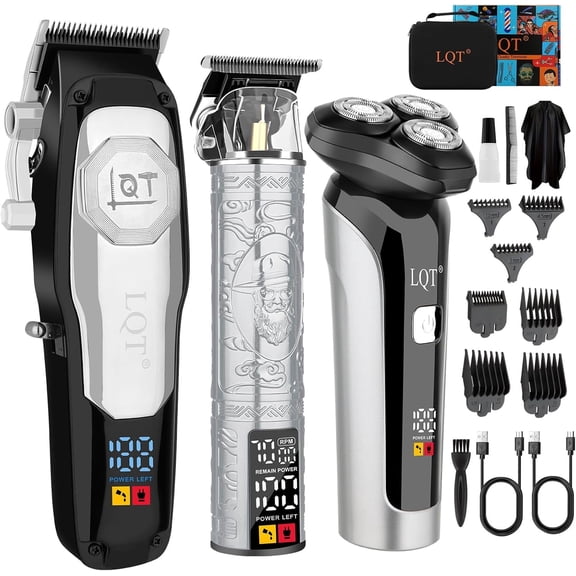 LQT Hair Clipper Kit for Men Grooming Set with Precision Hair Clippers