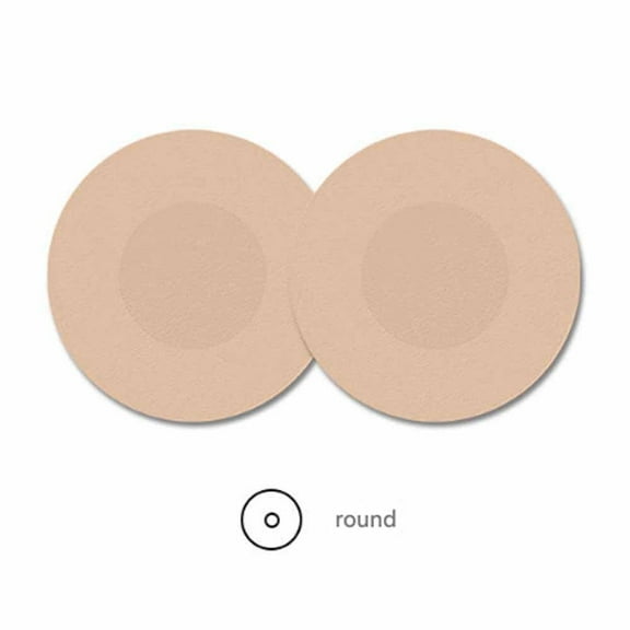 1 Pair Breathable Nipple Stickers Disposable Invisible Under Clothing