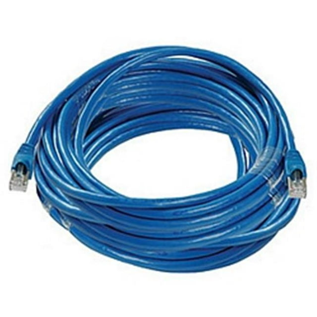 CAT6a&44; Câble de Brassage Stp&44; avec Boot 75ft&44; Bleu