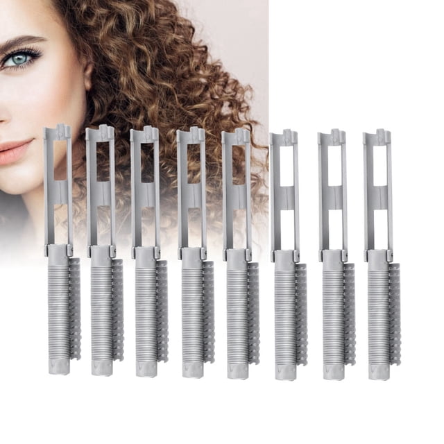 25 Uds Varillas Permanentes Rulos Para El Cabello Rizadores Para Peinar Con Clips Fáciles De Usar Para Peluquería Ondulada Y Esponjosa Uso Doméstico