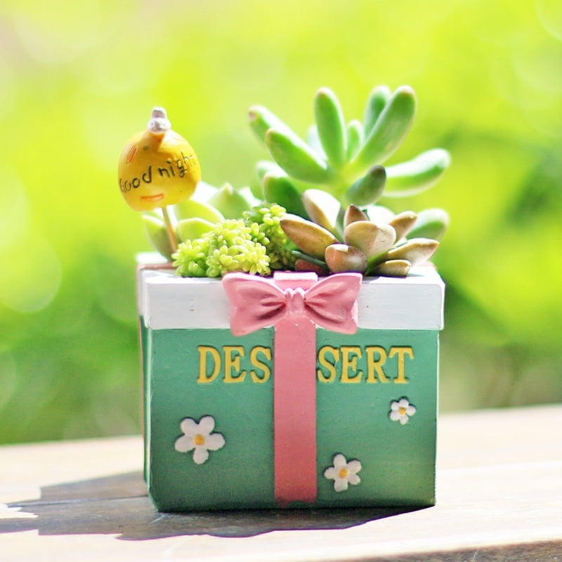 1pcs Mini Cartoon Flower Pot Creative Plant Pot Home Office