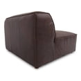 thumbnail image 2 of Moe's Home Collection Form Corner Chair Espersso Brown Leather, 2 of 7