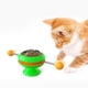 thumbnail image 4 of Juguete para gatos con forma de pelota giratoria y bola de hierba gatera, juguete interactivo con hierba gatera y ventosa. Verde, 4 of 9