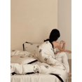 thumbnail image 3 of Juego de cama de algodón de punto francés Baroque Love Letter, 3 of 10