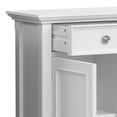 thumbnail image 3 of Amherst 36 inch Wide Solid Wood Transitional Storage Cabinet in White, 3 of 9