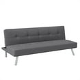 thumbnail image 1 of Serta Carson Tufted Sleeper Sofa in Charcoal Gray Fabric Upholstery, 1 of 14