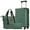 Green, variant on Luggage Sets 3 Piece Lightweight Hardside Rugged Travel Suitcase with Wheels, 22” x 14” x 9” Airline Approved, TSA Lock, Blue
