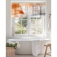 thumbnail image 4 of Valances for Windows Valance Rod Pocket Light Filtering Short Window Treatments Curtains for Kitchen Bathroom Living Room Bedroom, 1 Panel, 42 x 18 Inch, 4 of 7