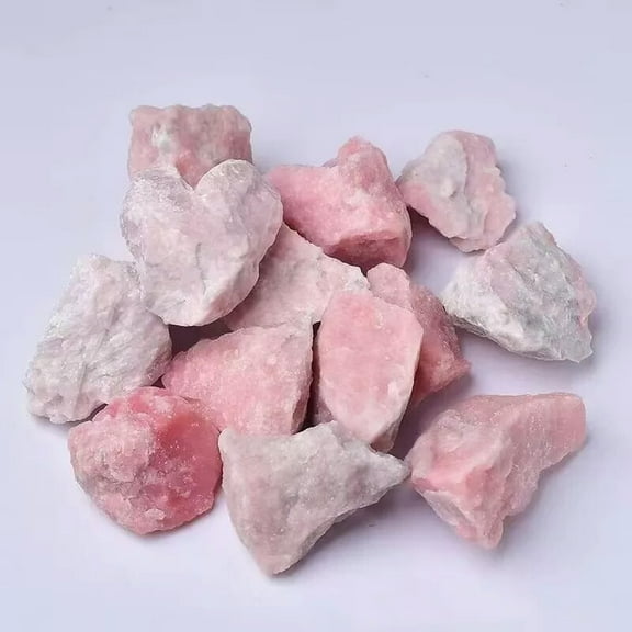 GKNET Raw Rough Natural Pink opal Rocks Chunks Crystal Chakra Healing Specimen 1PC