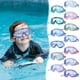 thumbnail image 1 of Gafas de natación Marco grande HD antiempaña, protección impermeable para los ojos • Lentes inquebrantables • Sellado de silicona suave • Correa ajustable • Azul • Equipo para piscina, 1 of 3
