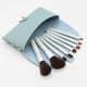 thumbnail image 2 of Juego de 8 mini brochas de maquillaje de viaje con bolsa, kit de pintura facial para niñas, brocha para mezclar, delineador de ojos, brochas para polvo facial, 2 of 5
