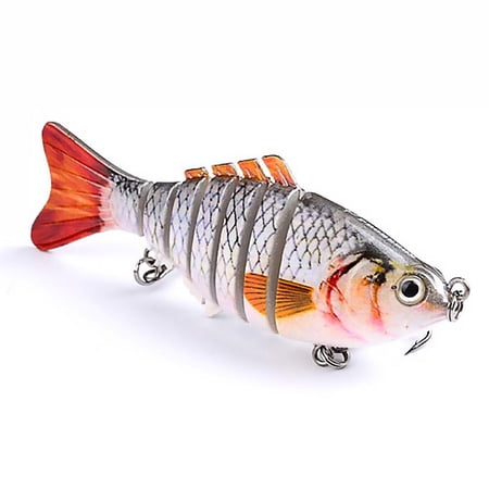 Multi Jointed Swimbait Slow Sinking Segmented Bass Fishing Lure Swimming Fishing Lure Bait For Freshwater Saltwater Fishing jointed joint swimbait jointed lure fishing lure multi artificial lu