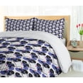 thumbnail image 5 of Ambesonne Geometric Duvet Cover Set, Contemporary Abstract Art, 2-Calking, Violet Grey, 5 of 7