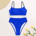 thumbnail image 4 of XIYON Women's Bikini Sets Womens High Waisted Swimsuits Bottom Padded Bathing Suits Bikini Sets Top Two Piece Swimwear Bathing Suit 2026, 4 of 5