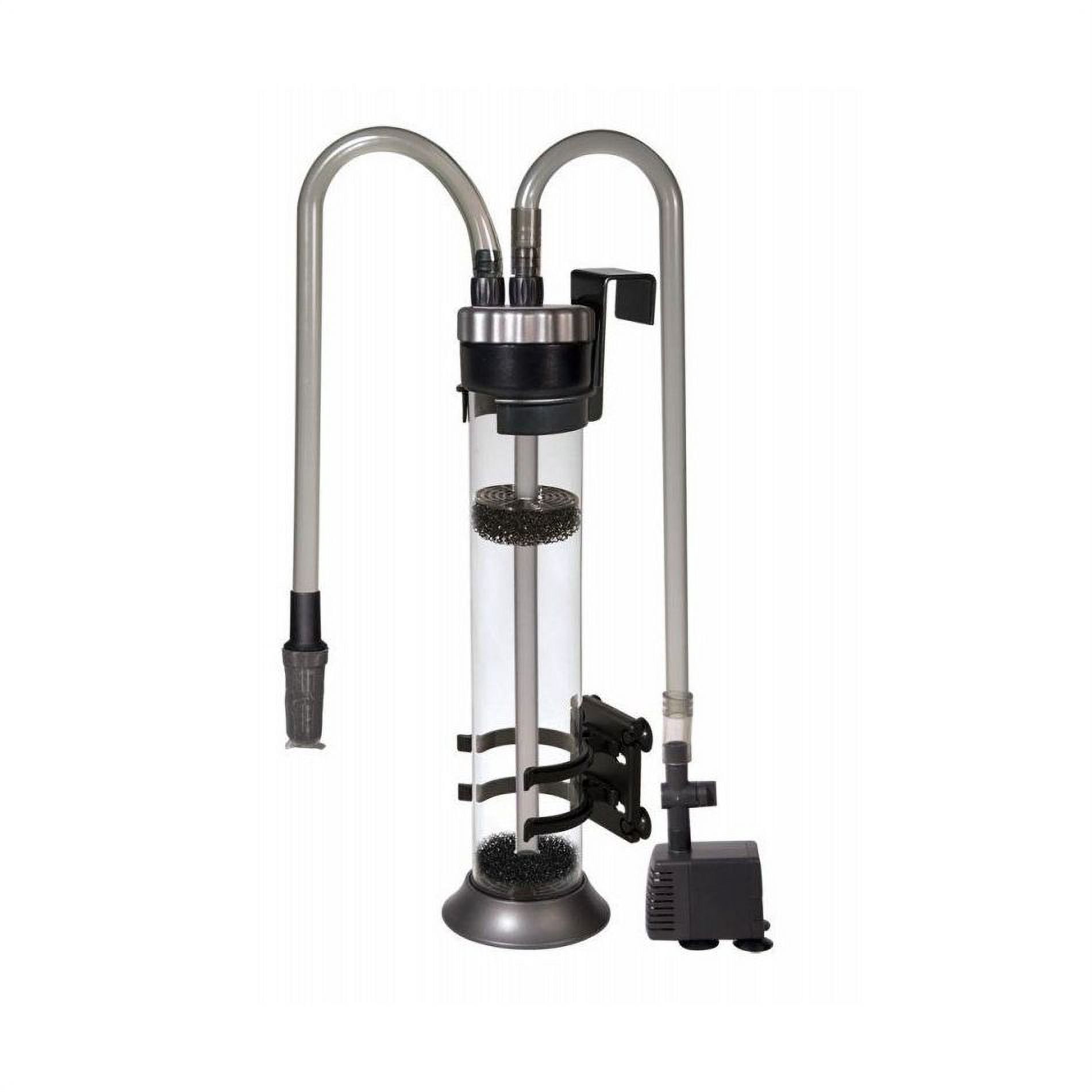 Aquatop 95GPH Aquarium Media Reactor with pump, 10-75 Gallon Fish Tank Capacity, MR-20