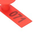 thumbnail image 4 of Marking Equipment Numbered Ear Tag, Ear Tag Label, Bright Color Frost-resistant Livestock For Sheep Meat Quarantine Breeding Stocks Red, 4 of 8