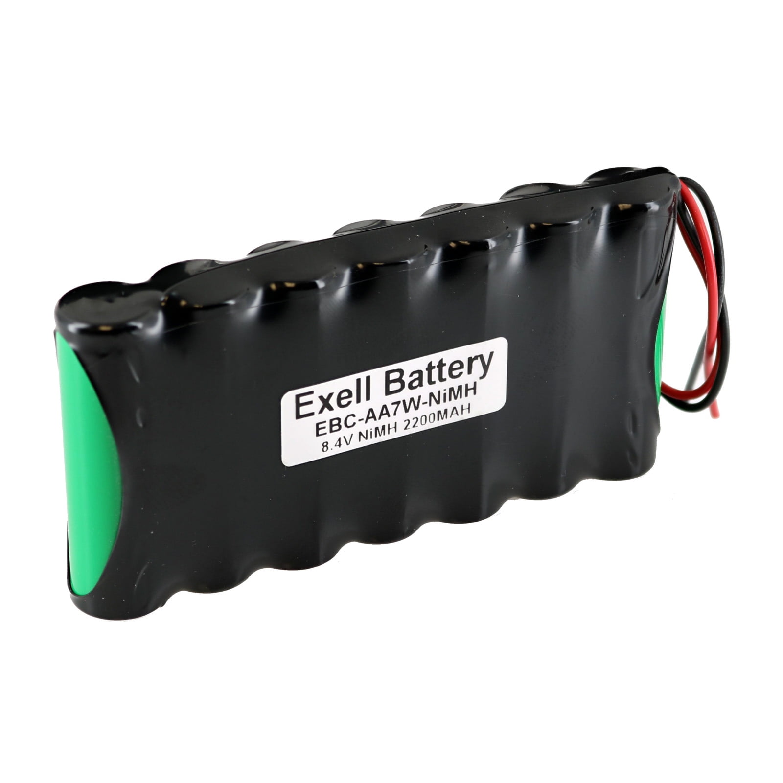 Exell 8.4V Custom NiMH 2200mAh Battery Pack 6' 22AWG Bare Leads