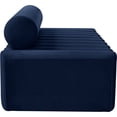 thumbnail image 4 of Meridian Furniture Melody Navy Velvet Sofa, 4 of 12
