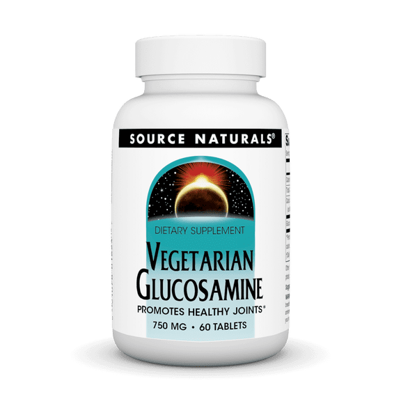 Source Naturals Vegetarian Glucosamine, Promotes Healthy Joints*, 750 mg - 60 Tablets