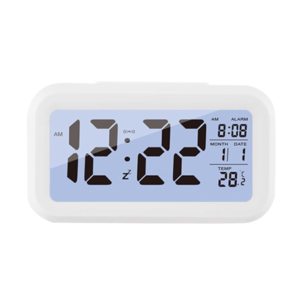 Alarm Clock LCD Digital Alarm Clock Battery Operated LED Table Clock