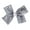 White, variant on Motique Accessories Womens Hair Bow Clips Paisley Print Ribbon, 5.5W x 4H inches, Metal Clip (White)