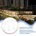 thumbnail image 4 of Yuarrent Modelo a escala, tren ligero, iluminación arquitectónica, farola luminosa, lámpara de tráfico de cabezales, diseño de de arena para Artesanía (1:75) (blanco cálido) Yuarrent HA066659-02, 4 of 6
