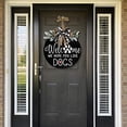 thumbnail image 4 of Welcome Sign Front Door Round Sign Hanging Welcome Sign for Farmhouse Porch Front Door Decoration, 4 of 9