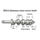 thumbnail image 4 of Hand Stainless Steel Wheatgrass Juicer Manual Auger Slow Squeezer Fruit Wheat Grass Vegetable Orange Juice Extractor, 4 of 4