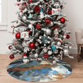 thumbnail image 5 of Sigee Abstract Sea Turtle for Christmas Decoration Tree Skirt Christmas Tree Skirt,Christmas home decor Holiday Tree Skirt Fits Christmas Tree-30", 5 of 7