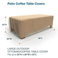 thumbnail image 3 of Budge Large Beige Patio Ottoman / Table Cover, All-Seasons, 3 of 10